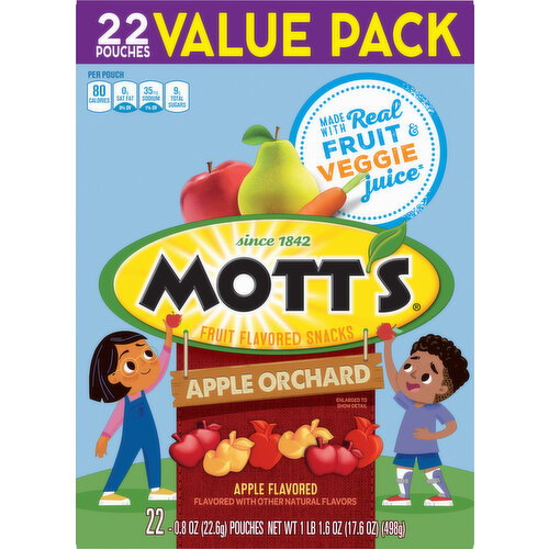 Mott's Apple Orchard Fruit Flavored Snacks Value Pack