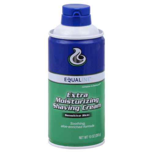 Equaline Shaving Cream, Extra Moisturizing, Sensitive Skin