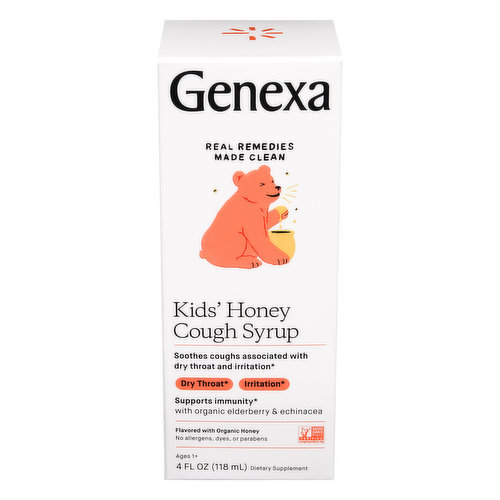 Genexa Cough Syrup, Honey, Kids'