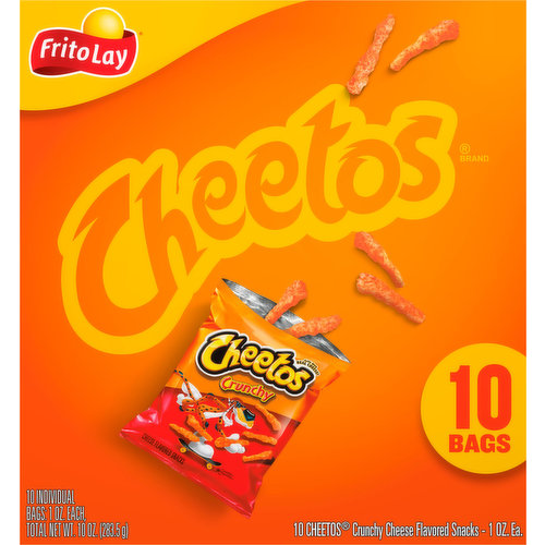 Cheetos Crunchy Cheese Flavored Snacks 1 Oz, Snacks, Chips & Dips