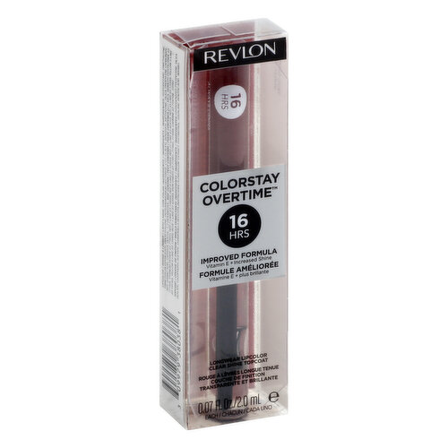 Revlon Colorstay Overtime Lipcolor, Longwear, Clear Shine Topcoat