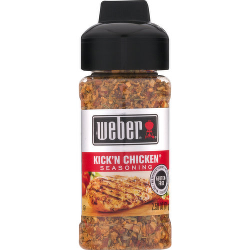 Weber Kick'n Chicken Seasoning, 2.50 oz