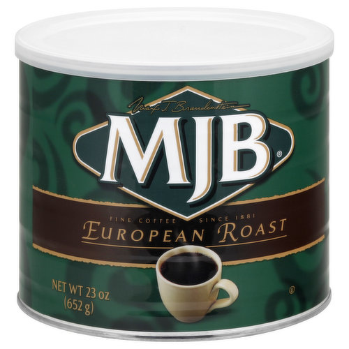 MJB Coffee, Dark, European Roast