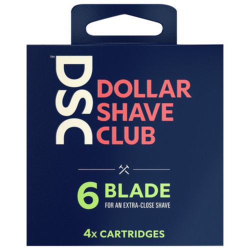 Dollar Shave Club Cartridges, 6 Blade