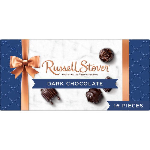 Russell Stover Bowline Assorted Dark Chocolate Gift Box, 9.4 oz. (≈ 16 pieces)