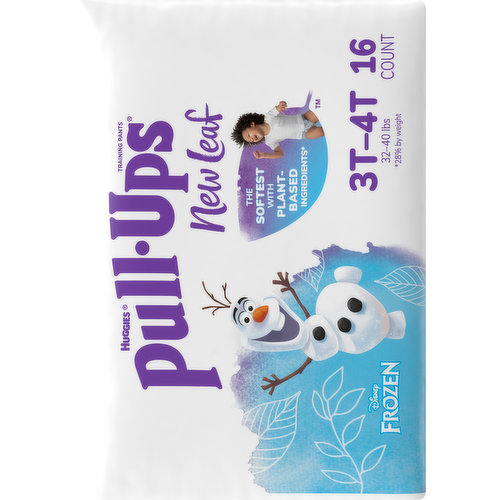 Pull-Ups New Leaf Girls' Potty Training Pants 3T-4T (32-40 lbs