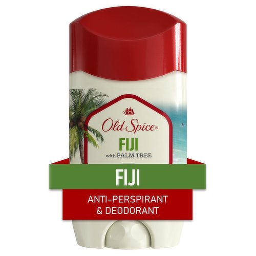 Old Spice Fresher Collection Old Spice Antiperspirant Deodorant for Men Fiji, 2.6 oz