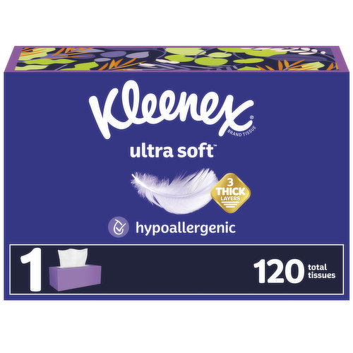 Kleenex Ultra Soft Tissues, 3-Ply