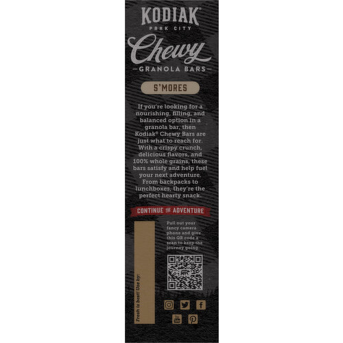 Kodiak Granola Bars, S'mores, Chewy