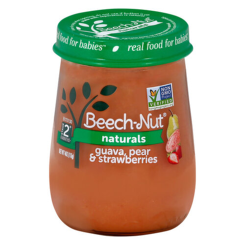 Beech-Nut Naturals Guava, Pear & Strawberries, Stage 2 (6 Months+)