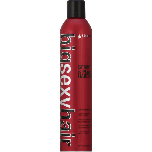 Sexy Hair Big Volumizing Hairspray, Spray & Play - 10.0 oz