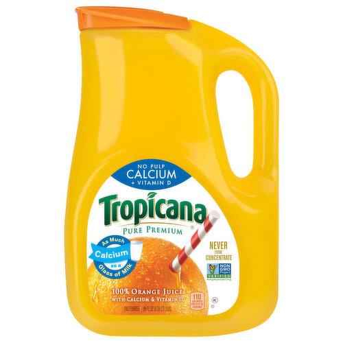 Tropicana 100% Orange Juice, Pure Premium