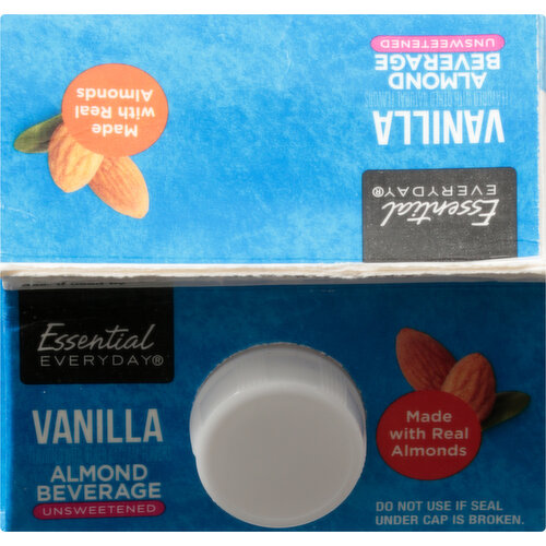 Essential Everyday Almond Beverage, Vanilla, Unsweetened