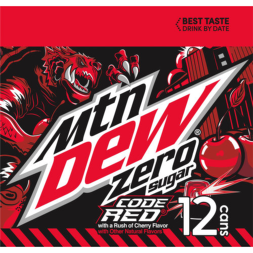 mountain dew code red logo