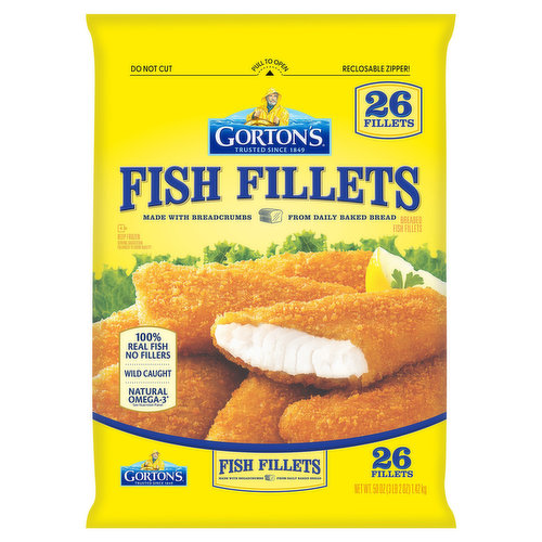 Gorton's Fish Fillets, Breaded