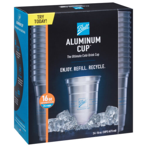  Ball Aluminum Cup Recyclable Party Cups, Wholesale