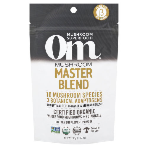 Om Mushroom, Master Blend, Powder