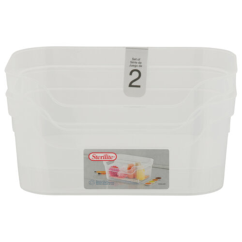 Clear Craft Storage Box Set