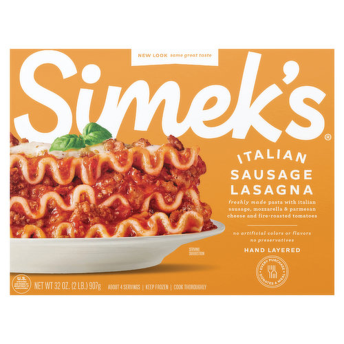 Simek's Lasagna, Italian Sausage