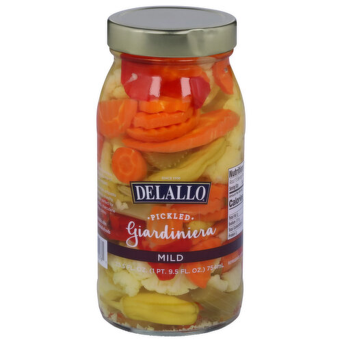 DeLallo Giardiniera, Pickled, Mild