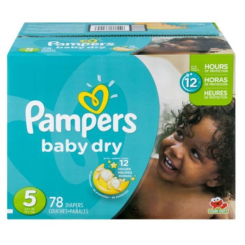 Zeeman overschreden Aardappelen Pampers Baby Dry Diapers Size 5