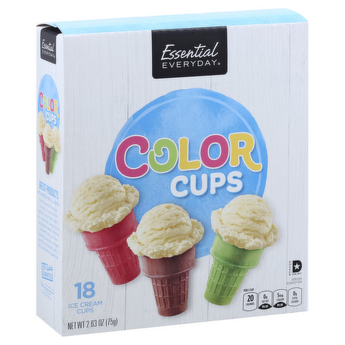Essential Everyday Ice Cream Cups, Color