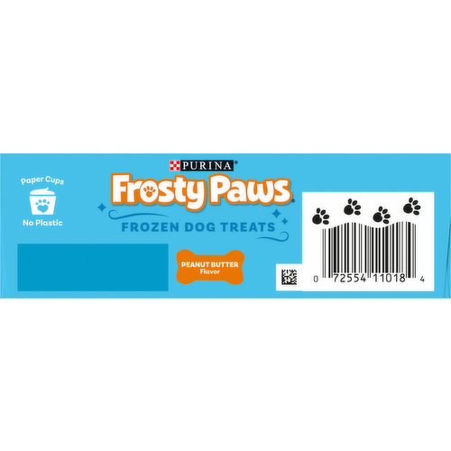 Purina FROSTY PAWS Peanut Butter Flavor Frozen Dog Treats - 4 Count