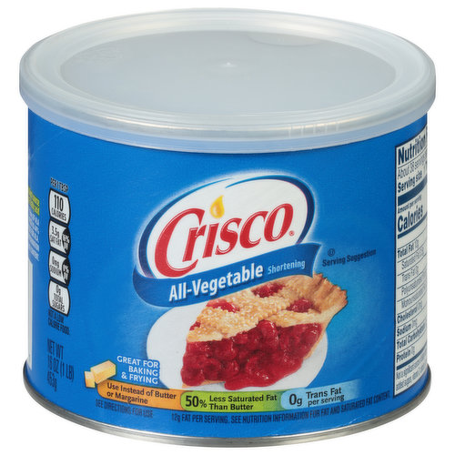Great for baking & frying. Use instead of butter or margarine.