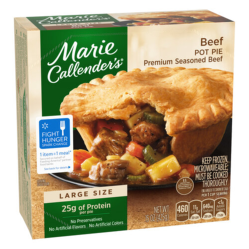 Marie Callender's Beef Pot Pie, Frozen Meal