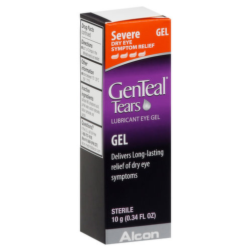 GenTeal Tears Eye Gel, Lubricant, Dry Eye Symptom Relief, Severe
