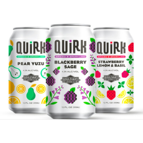 Boulevard Quirk Seltzer Variety 12 Pack