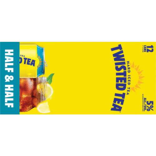 Twisted Tea Half and Half Hard Iced Tea - 12pk/12 fl oz Cans