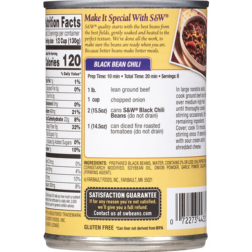 S&W Black Chili Beans
