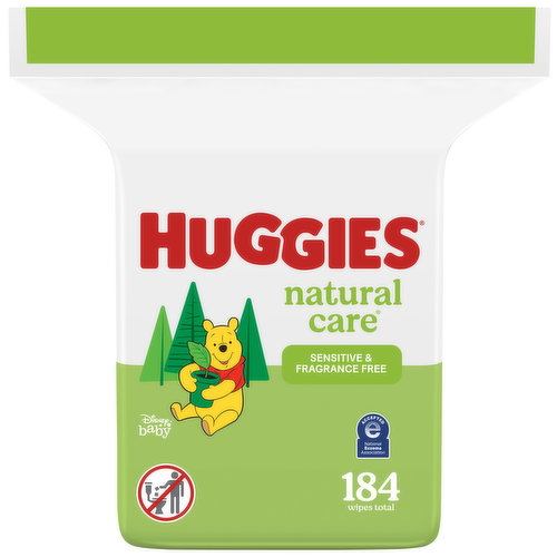 Huggies Natural Care Sensitive Baby Wipes, Unscented