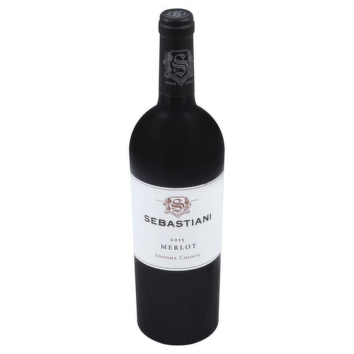 Sebastiani Merlot, Sonoma County, 2015