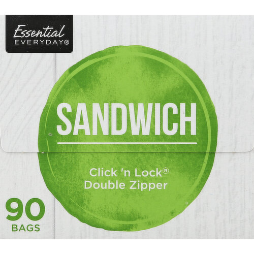 Ziploc Double Zipper Snack Bags