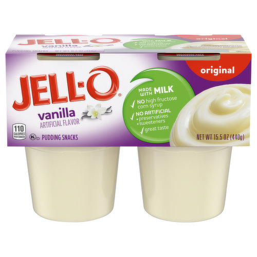 Jell-o Ready to Eat Vanilla Pudding