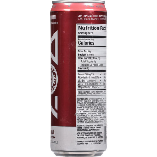 20 Mountain Dew Can Nutrition Facts 