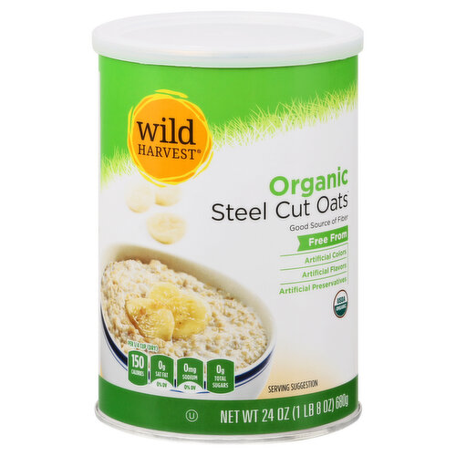 Wild Harvest Oats, Steel Cut, Organic