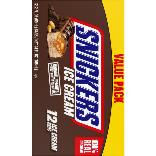 Snickers Ice Cream Bars, Value Pack