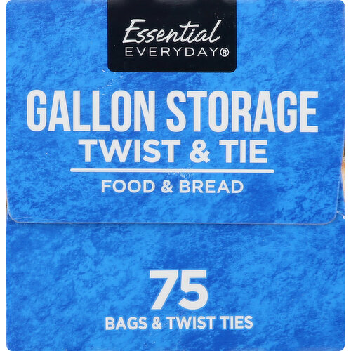 Guaranteed Value Twist-Tie Gallon Food & Bread Storage Bags