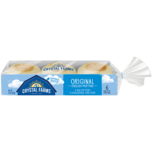www.crystalfarmscheese.com 1-800-672-8260 Product of USA Crystal Farms English Muffins are a great choice for all your breakfast and snacking needs.; You can trust us to bring the wholesome ingredients that inspire you to bring your spark to the table.
And that's where we'll be, celebrating you every time you unfollow the recipe.