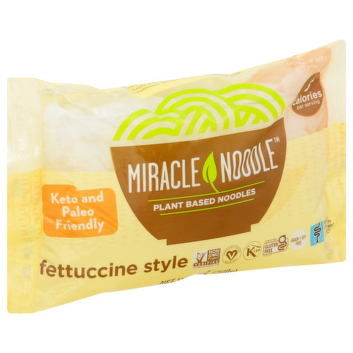 Miracle Noodle Plant Based Noodles, Fettuccine Style