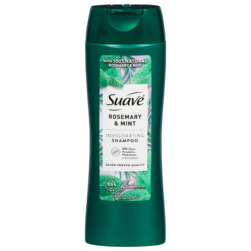 Suave Shampoo, Invigorating, Rosemary & Mint