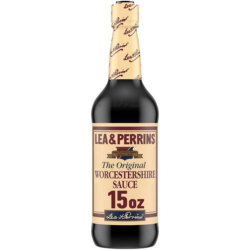 Infuse your family meals with Lea & Perrins The Original Worcestershire Sauce. Our painstakingly crafted, unique and cholesterol-free Worcestershire Sauce is made of molasses, tamarind extract, white vinegar, chili pepper extract and sugar. Use our Original Worcestershire Sauce to make the perfect marinade. Try using our sauce before, during or after the cooking process – whenever you need a boost of complex flavor. Drizzle it on whatever you're cooking or use it as a spread atop your chicken, beef, grilled salmon or turkey burger. Whether you're boosting your meatloaf recipe, meatball sauce or even adding it to your Bloody Mary mix, our 15-fluid ounce bottle of Original Worcestershire Sauce will add scrumptious flavor. Made with premium, exotic ingredients from around the globe, Lea & Perrins Original Worcestershire sauce will enhance your dish and make your taste buds crave for more!