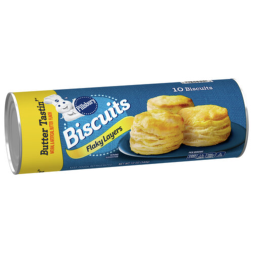 Pillsbury Flaky Layers Butter Tastin' Biscuits