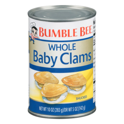 Bumble Bee Shucked Whole Baby Clams