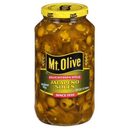 Mt. Olive Jalapeno Slices, Delicatessen Style