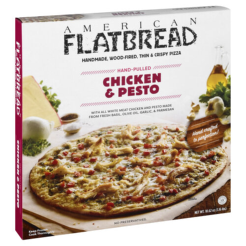 American Flatbread Pizza, Chicken & Pesto