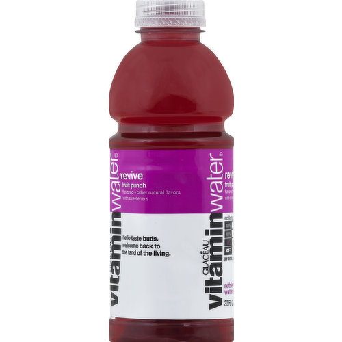 vitamin water revive nutrition label